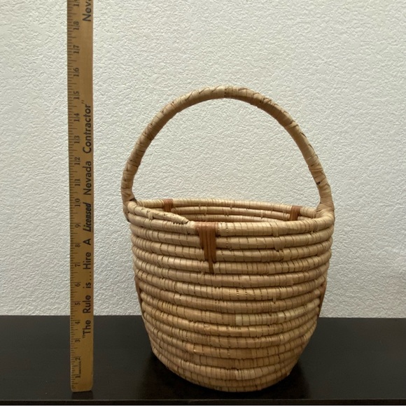 Boho Bohemian Large Basket Decor Organizer - Picture 4 of 10